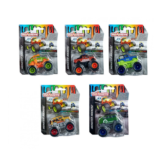 Majorette Monster Rockerz Color Changers, 1 Stück, 5-fach sortiert