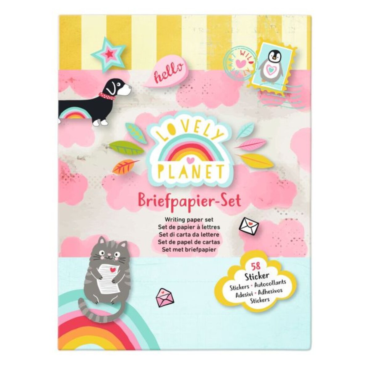 moses. Lovely Planet Briefpapier-Set