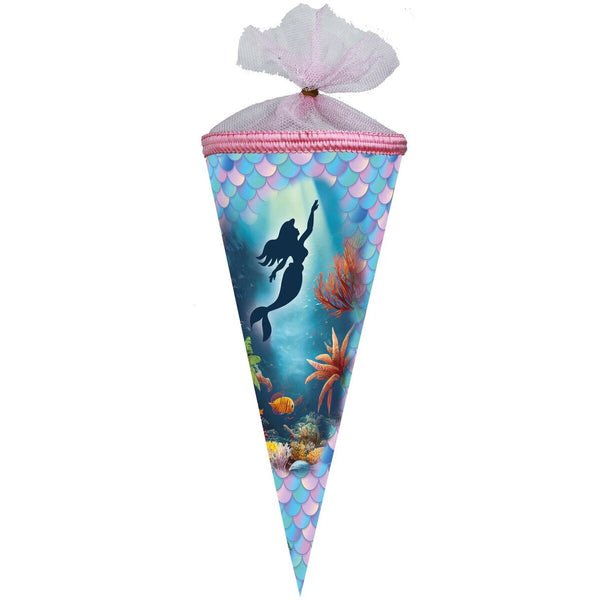 Nestler Schultüte Meerjungfrau, 22 cm, rund