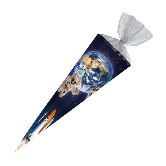 Nestler Schultüte Weltraum Tüllverschluss 85cm eckig