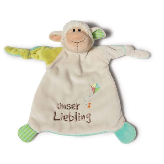 NICI My First NICI Schmusetuch Lamm unser Liebling, 25 x 25cm