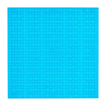 Open Bricks Bauplatte transparent / blau, 25,5 x 25,5 cm
