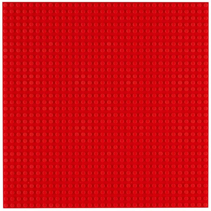 Open Bricks Bauplatten, 32x32 (25,5 x 25,5 cm), Rot, 2 Stück