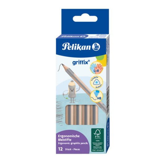 Pelikan griffix Bleistifte Stärke HB, 12er Packung