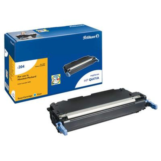 Pelikan Toner-Modul 1204 ersetzt HP Q6471A Cyan Blau 4000 Seiten