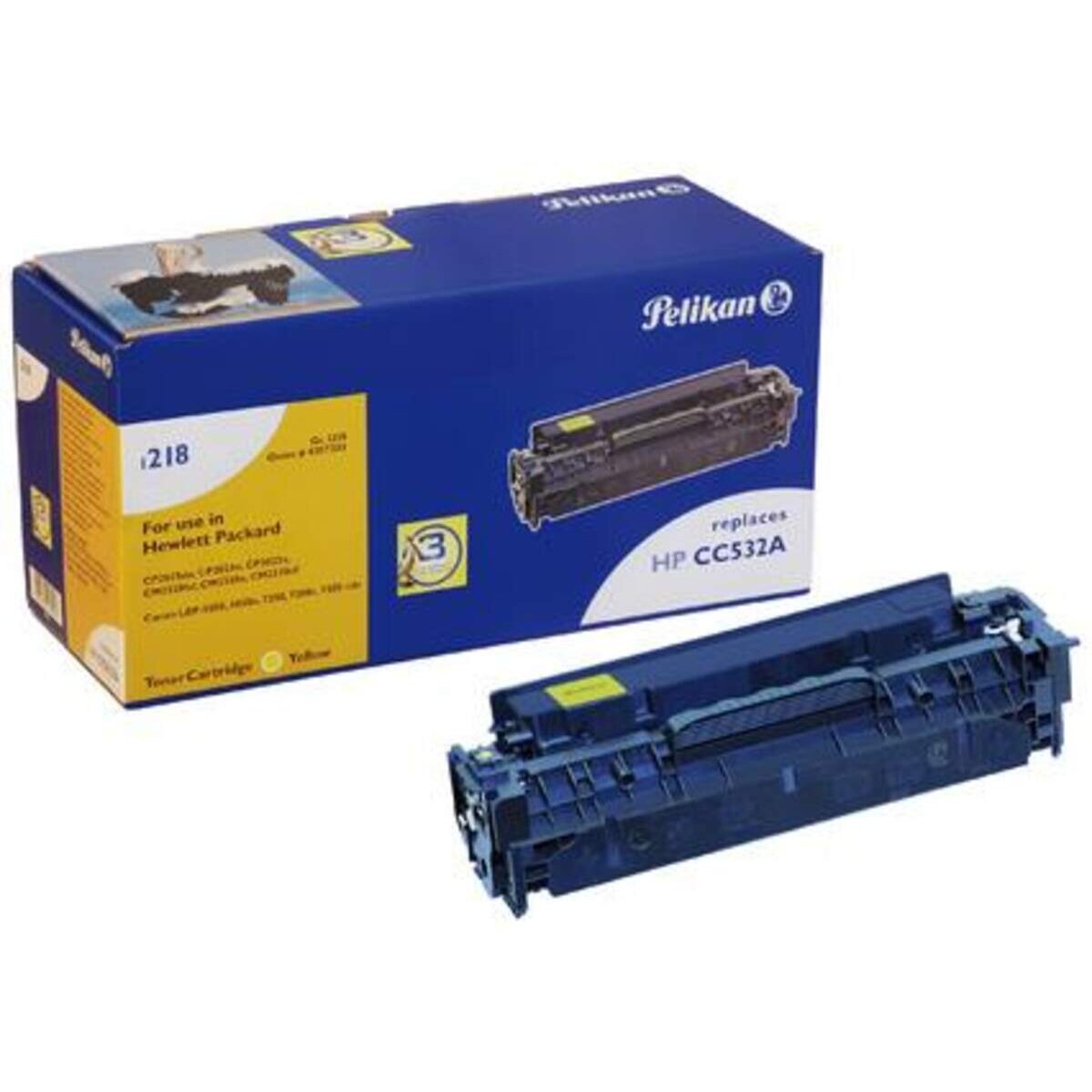 Pelikan Toner-Modul 1218 ersetzt HP CC532A, gelb, 2800 Seiten