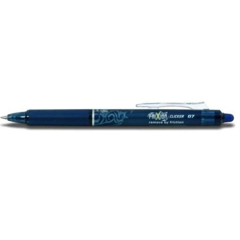 Pilot Tintenroller FriXion Ball Clicker mit Druckmechanik, schwarz/blau