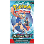 Pokemon Karmesin & Purpur - Reisegefährten Booster (Deutsch), 1 Stück, 4-fach sortiert