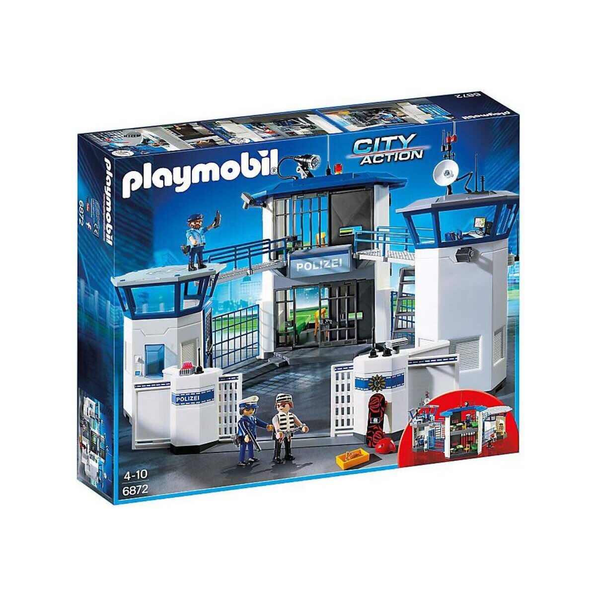 PLAYMOBIL® 6872 City Action Polizei-Kommandozentrale mit Gefängnis