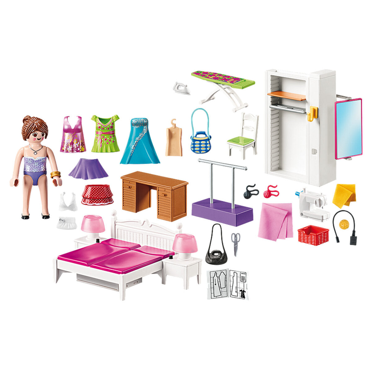 PLAYMOBIL® 70208 Dollhouse Schlafzimmer mit Nähecke