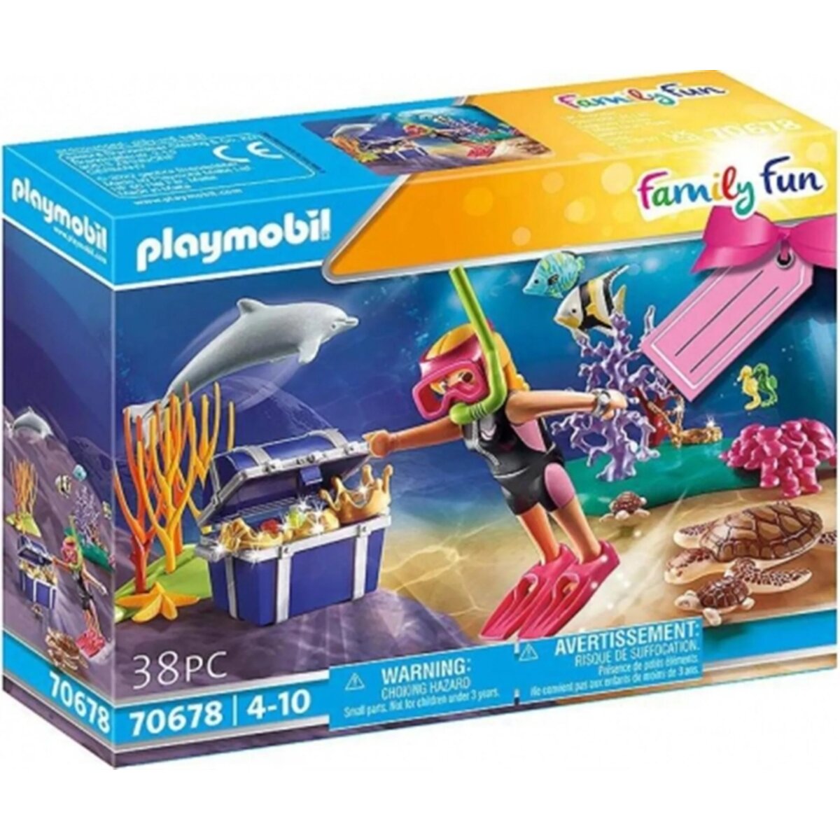 PLAYMOBIL® 70678 Family Fun Geschenkset Schatztaucherin