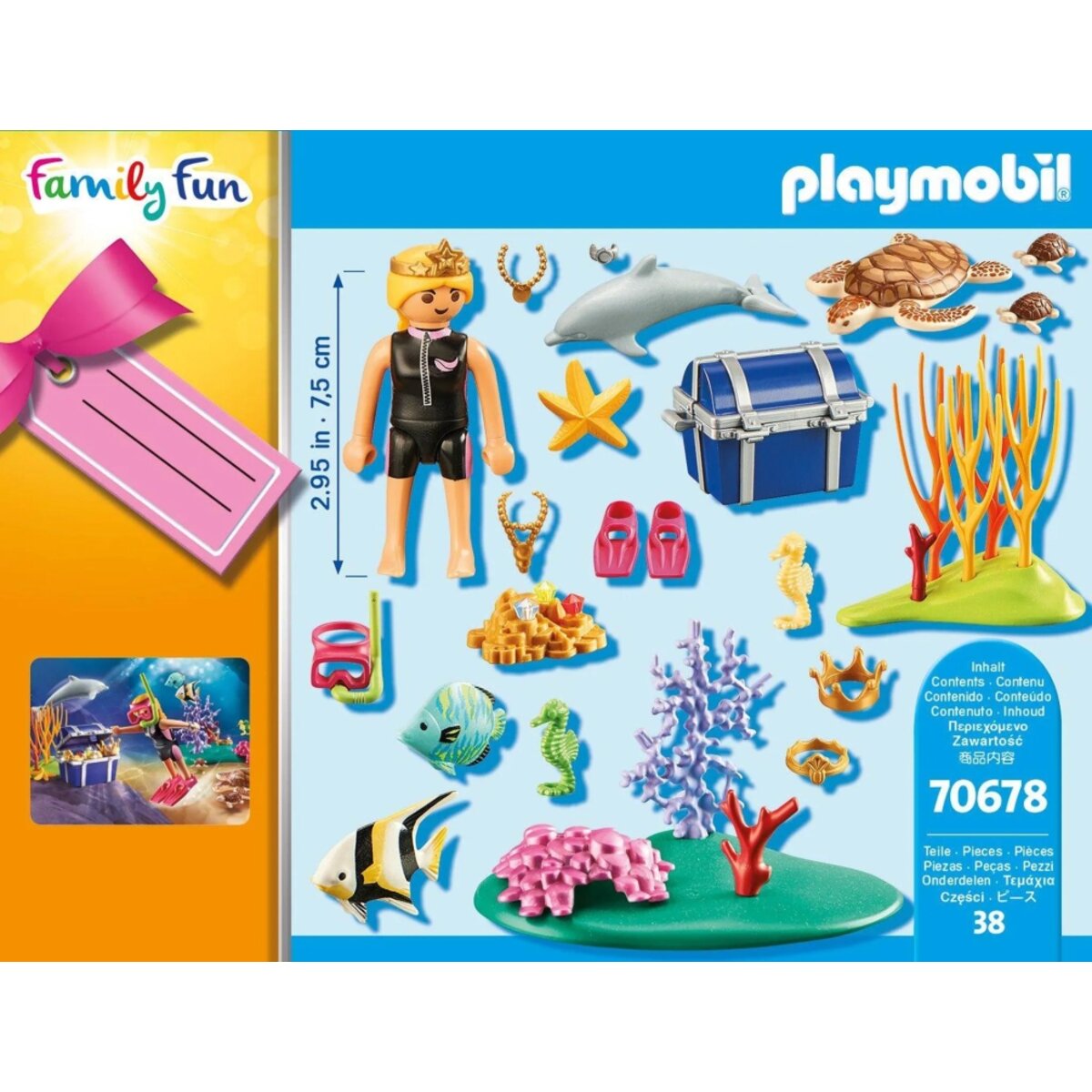 PLAYMOBIL® 70678 Family Fun Geschenkset Schatztaucherin