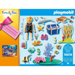 PLAYMOBIL® 70678 Family Fun Geschenkset Schatztaucherin