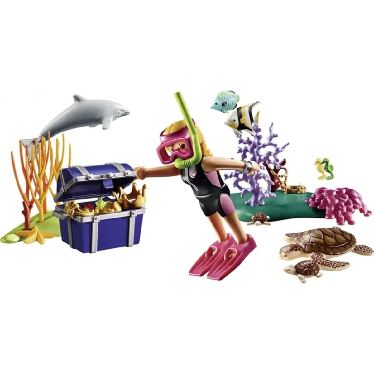 PLAYMOBIL® 70678 Family Fun Geschenkset Schatztaucherin