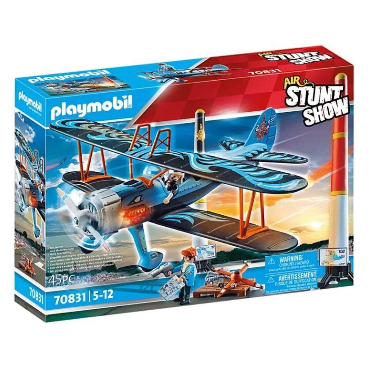 PLAYMOBIL® 70831 Air Stuntshow Doppeldecker "Phönix"