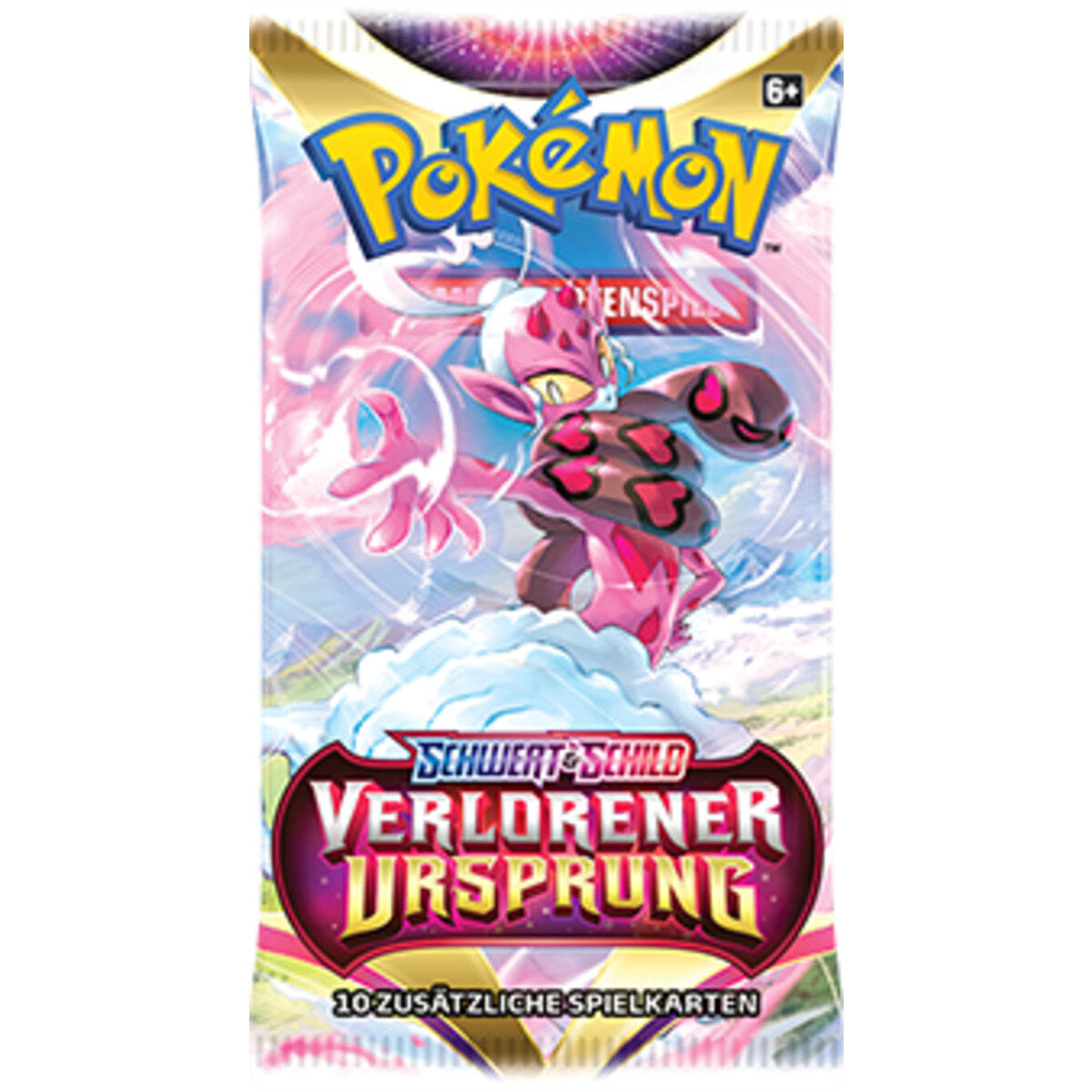 Pokemon Booster Schwert & Schild – Verlorener Ursprung (deutsch), 1 Stück, 4-fach sortiert
