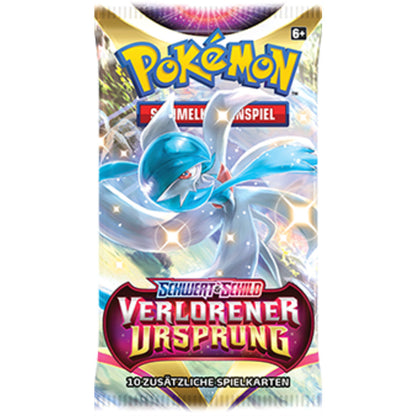 Pokemon Booster Schwert & Schild – Verlorener Ursprung (deutsch), 1 Stück, 4-fach sortiert