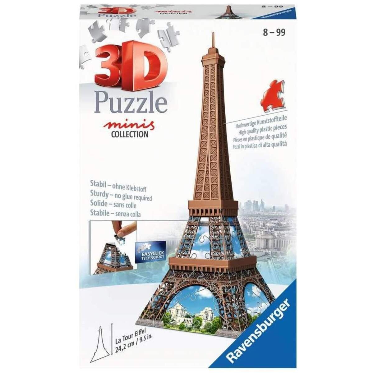 Ravensburger 3D Puzzle - Mini Eiffelturm, 54 Teile