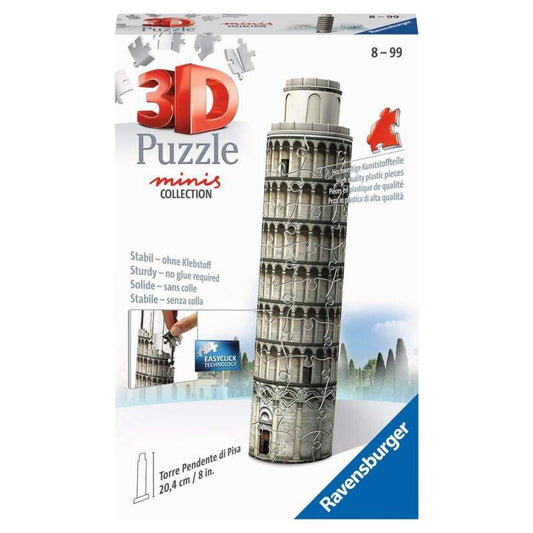 Ravensburger 3D Puzzle - Mini Schiefer Turm von Pisa, 54 Teile