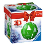 Ravensburger 3D Puzzle-Ball Weihnachtskugel Tannenbaum, 54 Teile