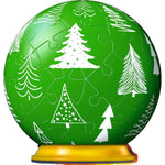 Ravensburger 3D Puzzle-Ball Weihnachtskugel Tannenbaum, 54 Teile