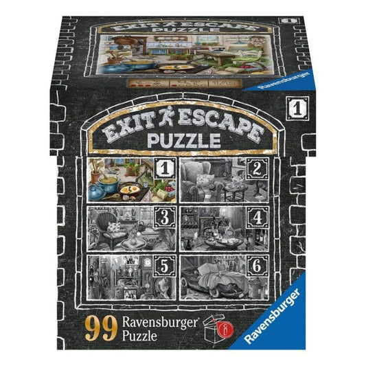 Ravensburger EXIT Puzzle - Im Gutshaus Küche, 99 Teile