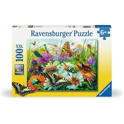 Ravensburger Kinderpuzzle 100 Teile Wunderwelt der Insekten 49 x 36 cm