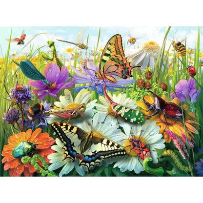 Ravensburger Kinderpuzzle 100 Teile Wunderwelt der Insekten 49 x 36 cm