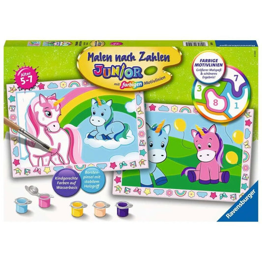 Ravensburger CreArt, Malen nach Zahlen - Zauberhafte Einhörner