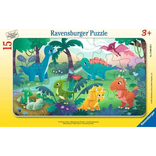 Ravensburger Puzzle - Die kleinen Dinos, 15 Teile