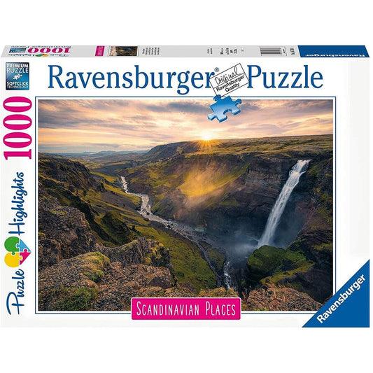 Ravensburger Puzzle - Haifoss auf Island, 1000 Teile