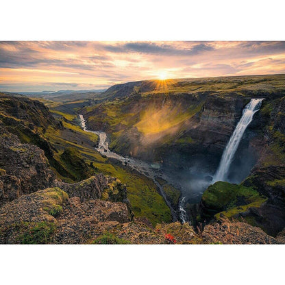 Ravensburger Puzzle - Haifoss auf Island, 1000 Teile