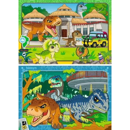 Ravensburger Puzzle - Jurassic World Explorers, 2 x 24 Teile