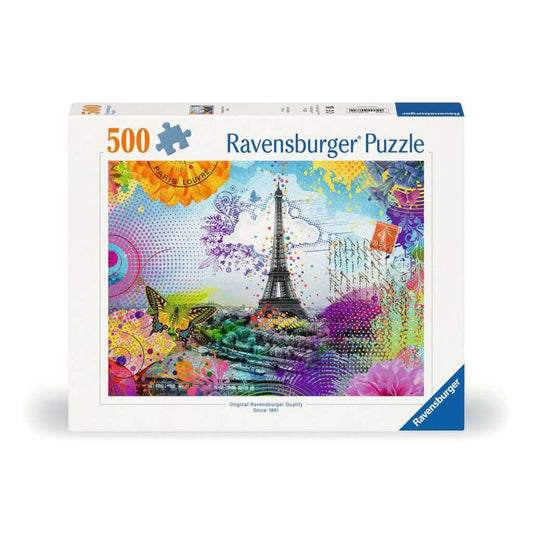 Ravensburger Puzzle - Postkarte aus Paris, 500 Teile