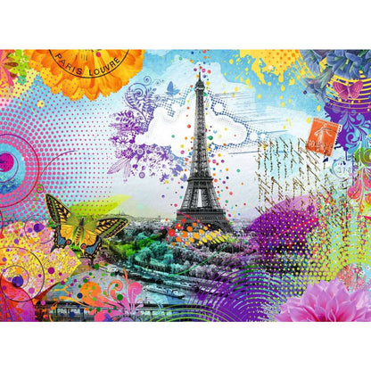 Ravensburger Puzzle - Postkarte aus Paris, 500 Teile