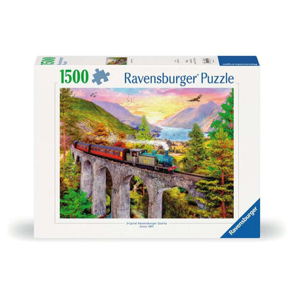 Ravensburger Puzzle - Zugfahrt im Herbst, 1500 Teile