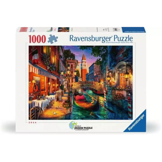 Ravensburger Puzzle 1000 Teile Kanalrundfahrt in Venedig 70 x 50 cm