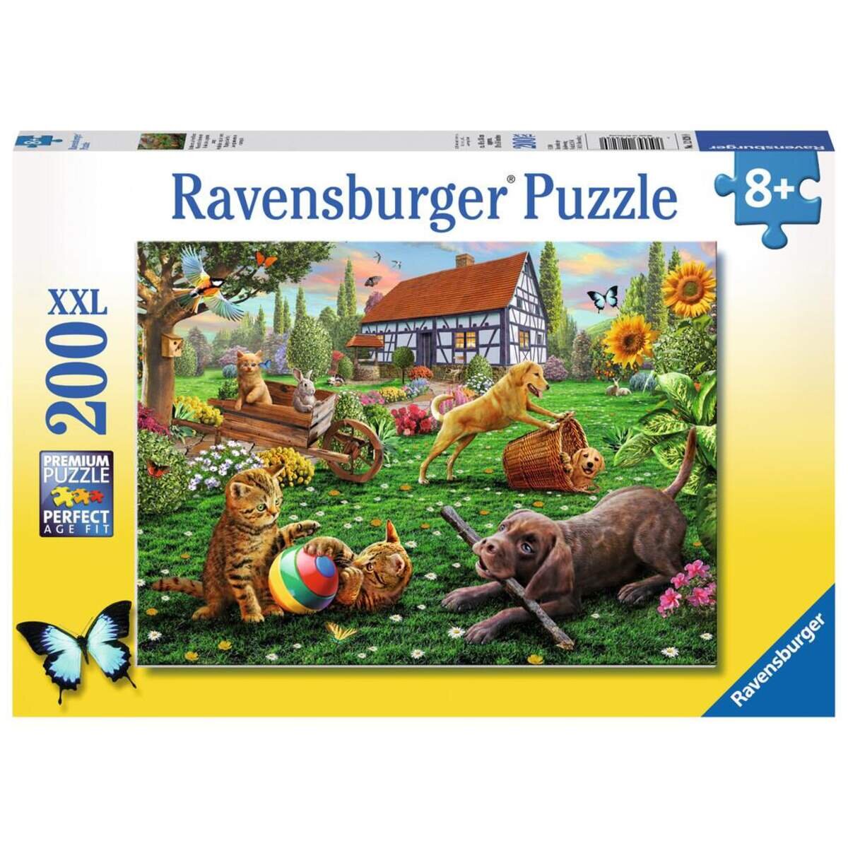 Ravensburger XXL Puzzle - Entdecker auf vier Pfoten, 200 Teile
