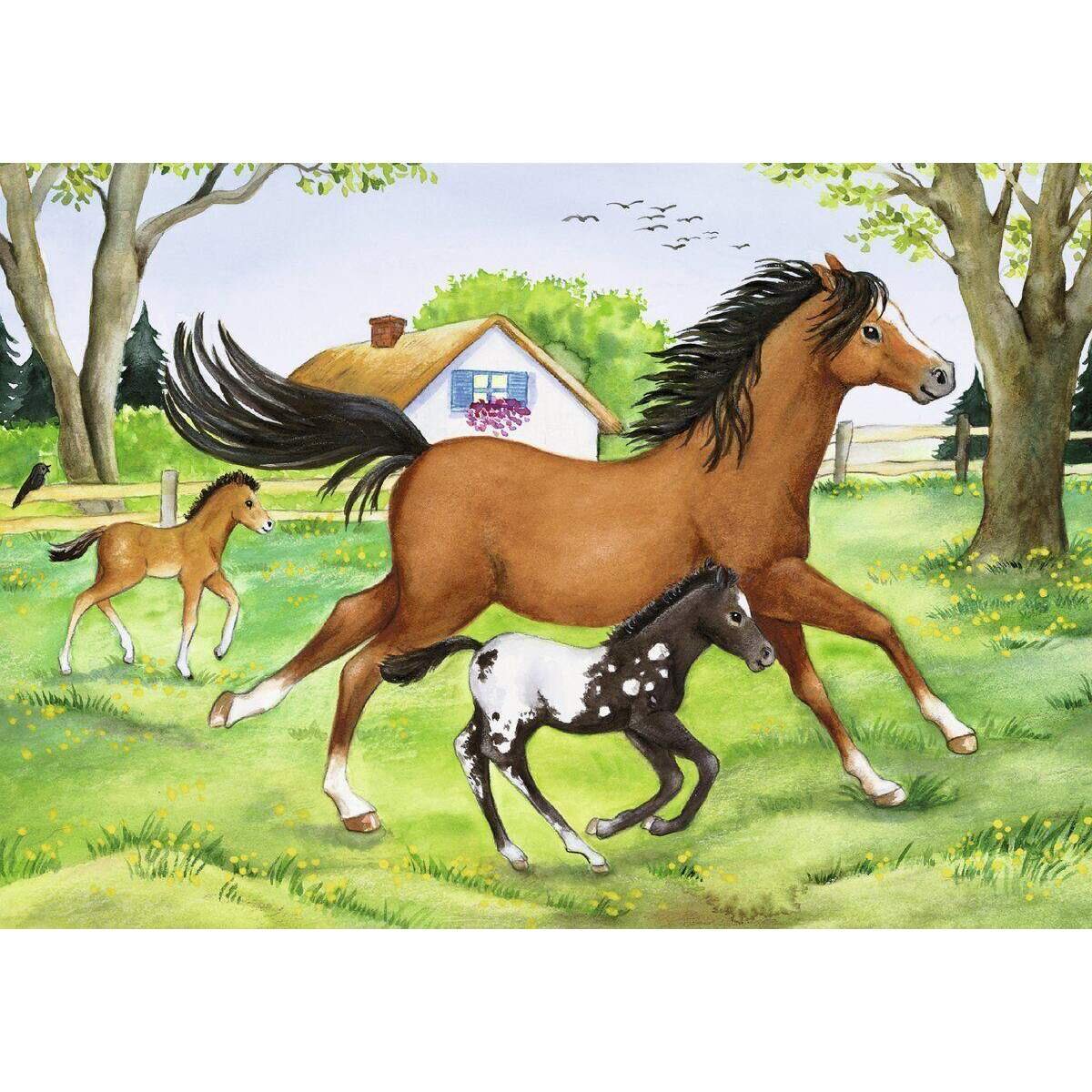 Ravensburger Puzzle - Welt der Pferde, 2x24 Teile