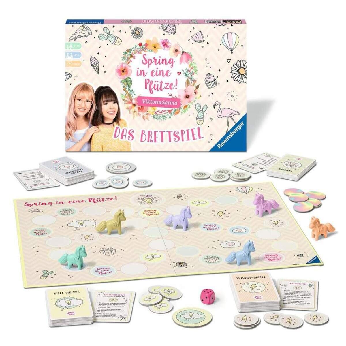 Ravensburger Spring in eine Pfütze Das Brettspiel für Beste Freundinnen