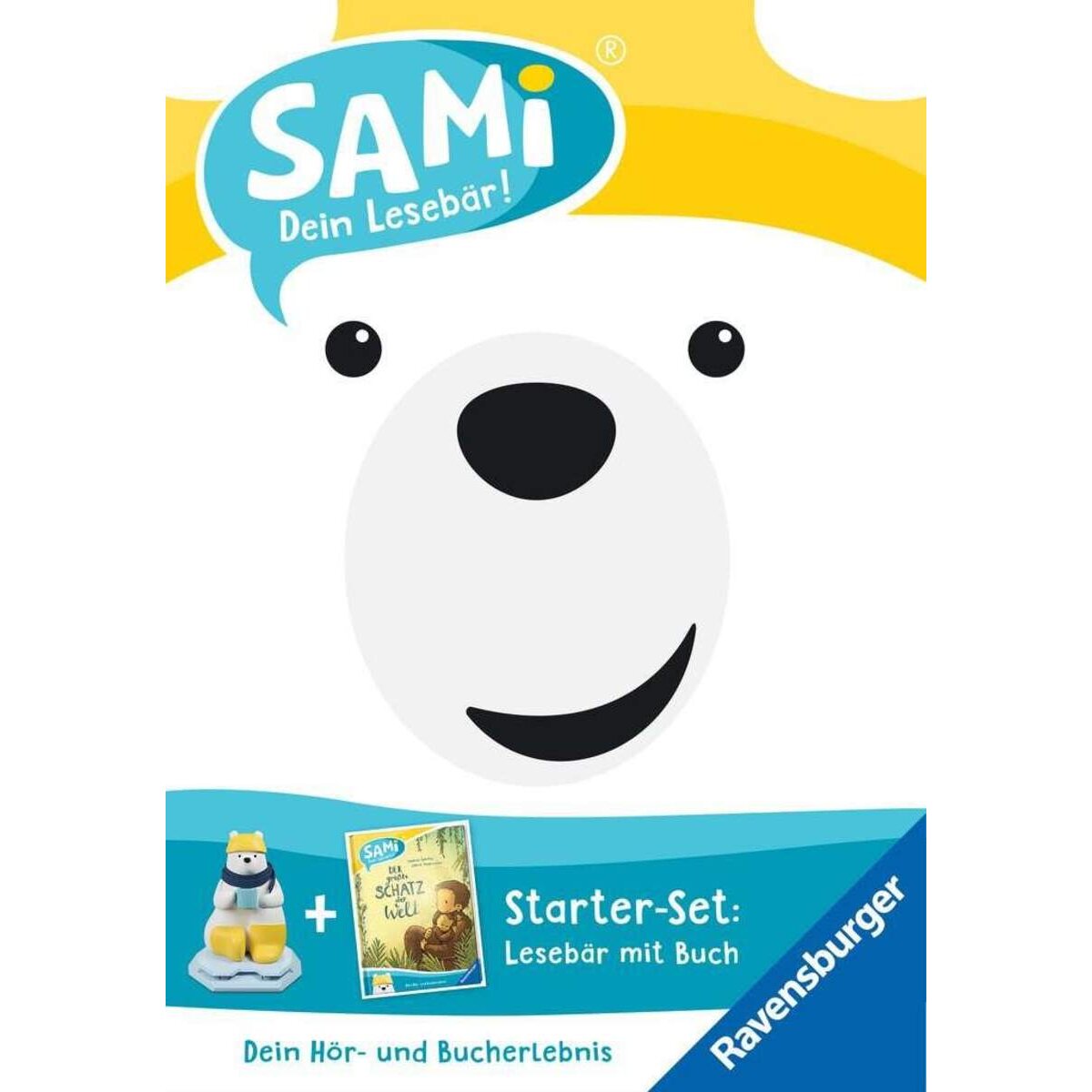 Ravensburger Starterset SAMi - Dein Lesebär! - Der größte Schatz der Welt