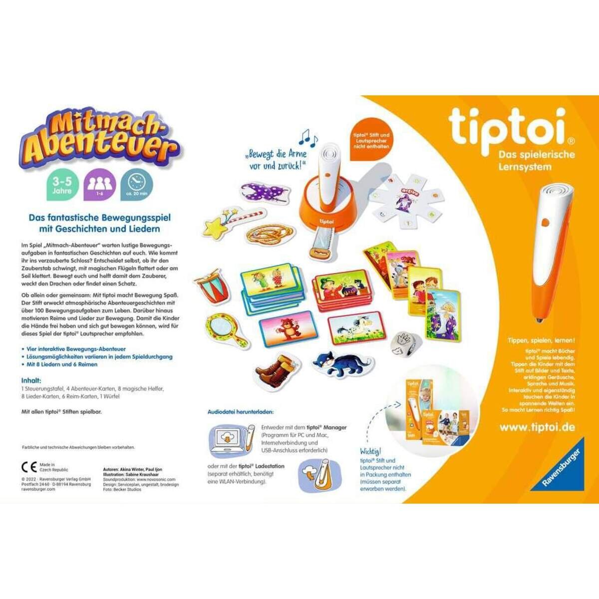 Ravensburger tiptoi® ACTIVE Mitmach-Abenteuer