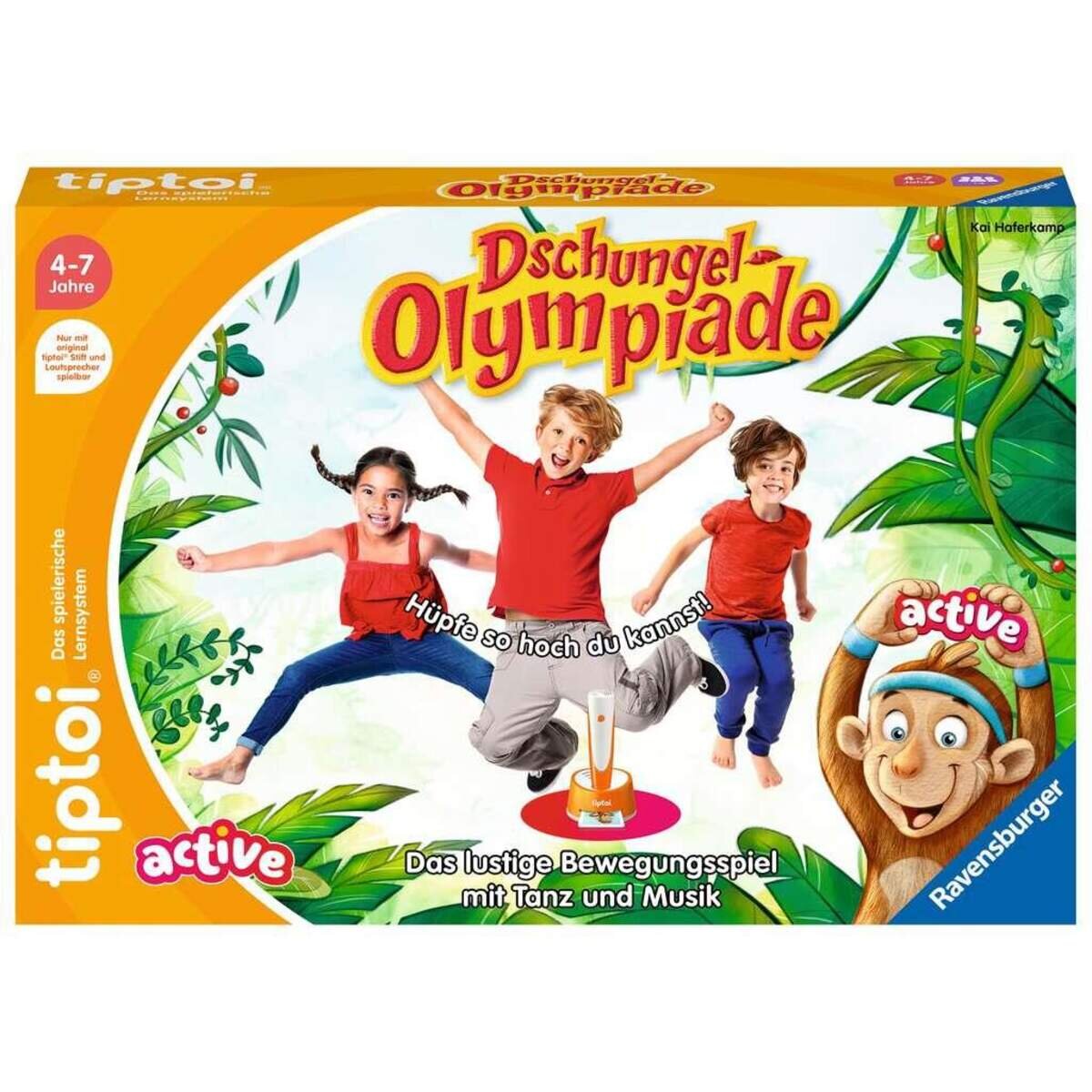 Ravensburger tiptoi® ACTIVE Dschungel-Olympiade