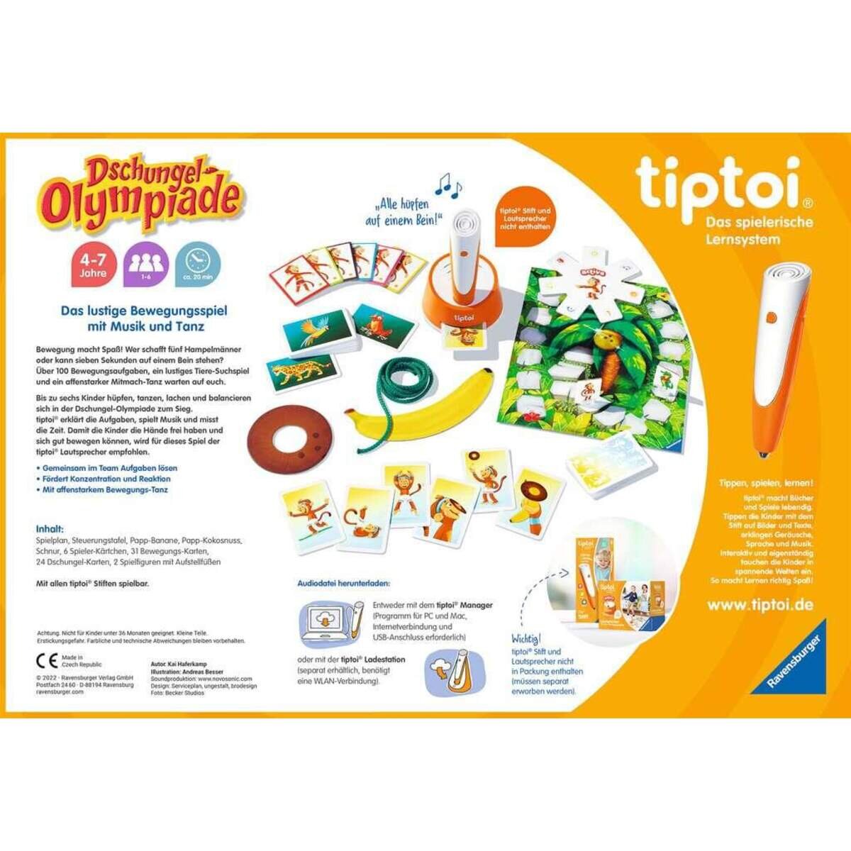 Ravensburger tiptoi® ACTIVE Dschungel-Olympiade