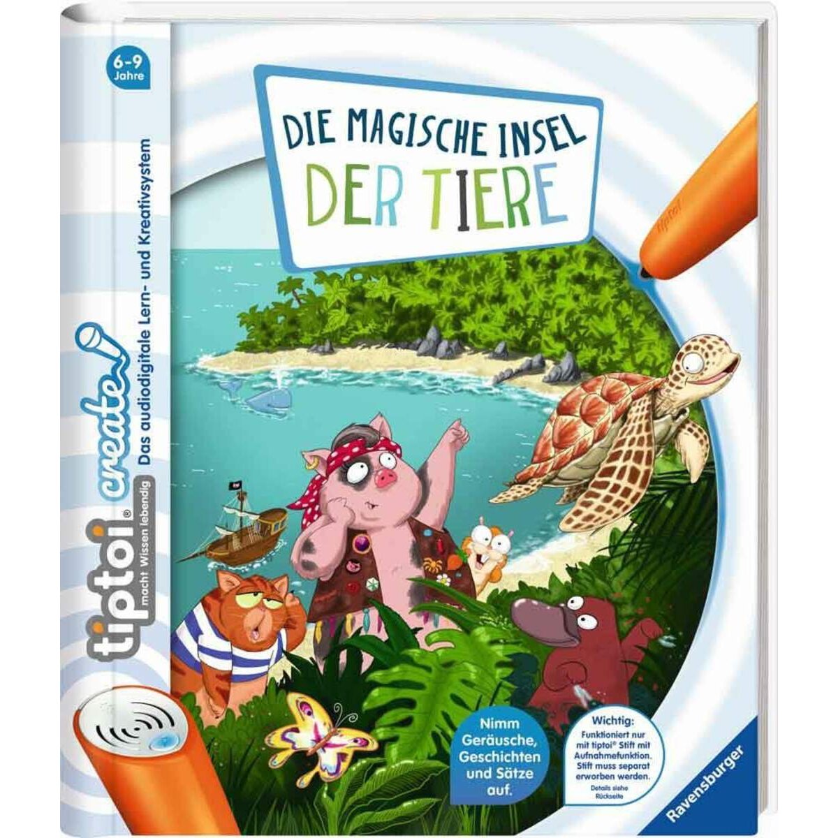 Ravensburger tiptoi CREATE Die magische Insel der Tiere
