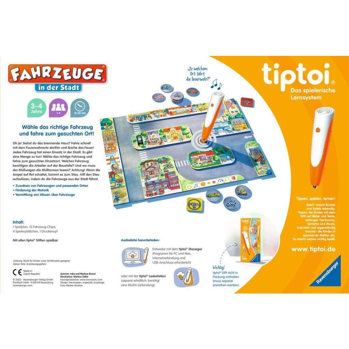 Ravensburger tiptoi® Fahrzeuge in der Stadt