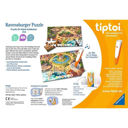 Ravensburger tiptoi® Puzzle für kleine Entdecker: Zoo
