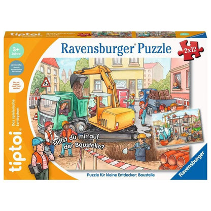 Ravensburger tiptoi® Puzzle für kleine Entdecker: Baustelle