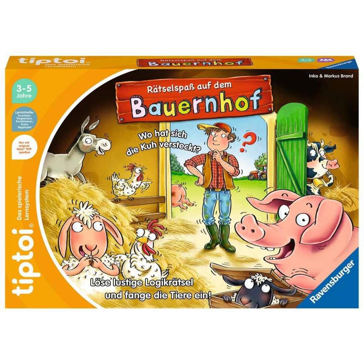 Ravensburger tiptoi® Rätselspaß auf dem Bauernhof