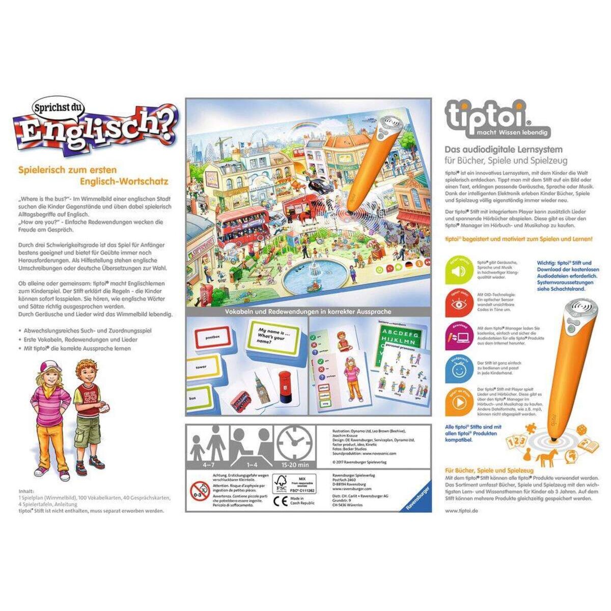 Ravensburger tiptoi Sprichst du Englisch?